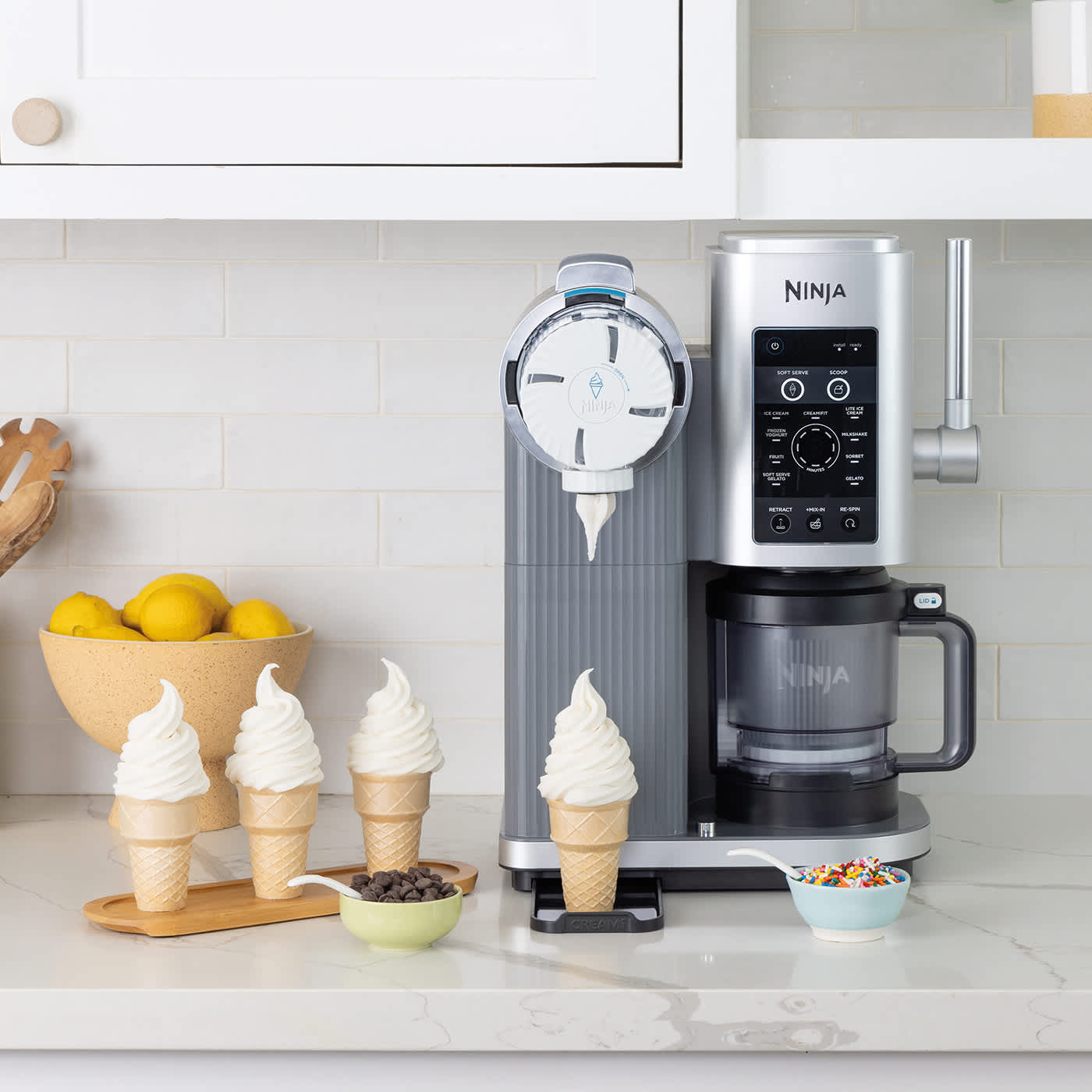 Ninja CREAMi Scoop & Swirl NC701UKSTGD - Ninja Ice Cream Makers